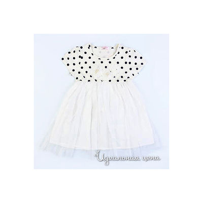 Платье Colabear, цвет цвет белый / синий