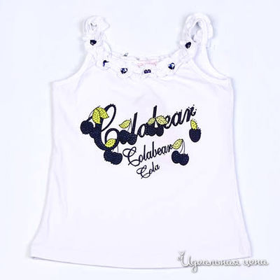 Майка Colabear, цвет цвет белый
