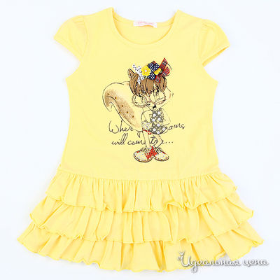 Платье Colabear, цвет цвет желтый