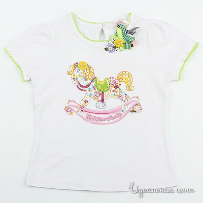 Футболка Colabear, цвет цвет белый