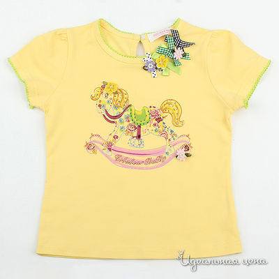 Футболка Colabear, цвет цвет желтый