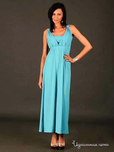 Платье Lusso, цвет цвет голубой