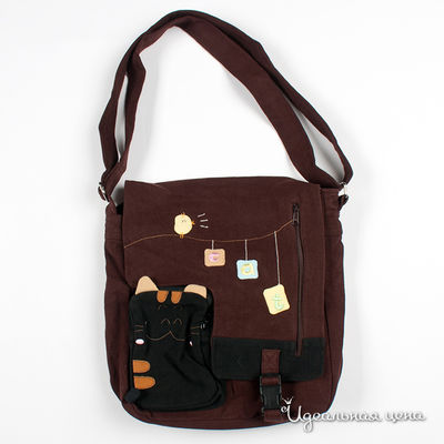 Сумка AmiAmi, цвет цвет шоколадный