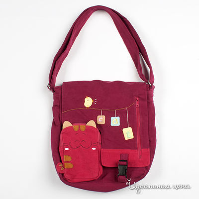 Сумка AmiAmi, цвет цвет темно-красный