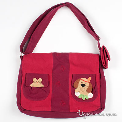 Сумка AmiAmi, цвет цвет темно-красный