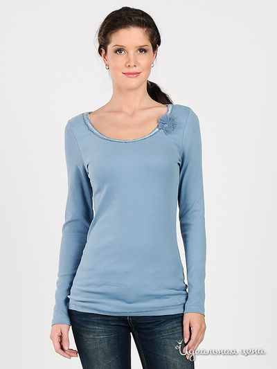 Лонгслив Bland Shee, цвет цвет голубой