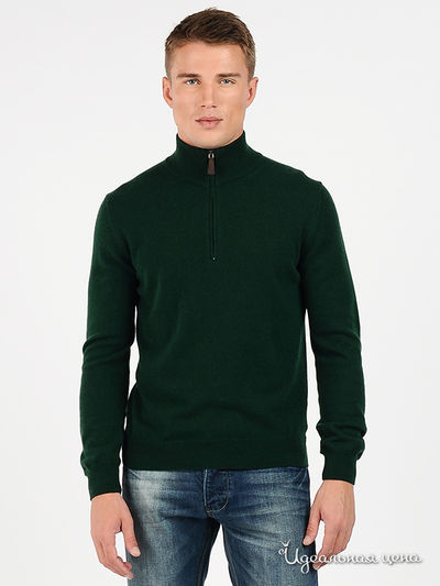 Свитер Marlboro Classics, цвет цвет темно-зеленый