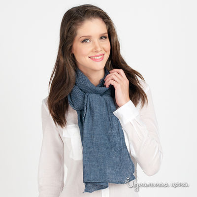 Шарф Marlboro Classics, цвет цвет темно-синий