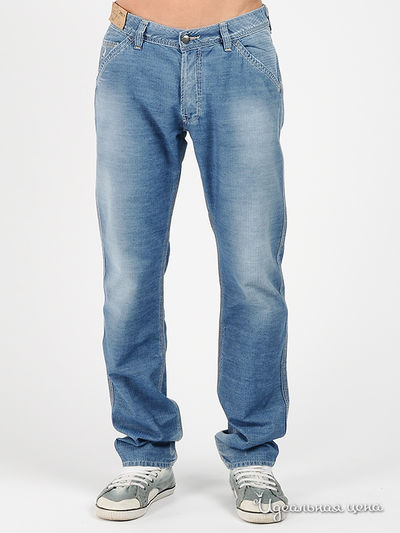 Брюки Marlboro Classics, цвет цвет голубой