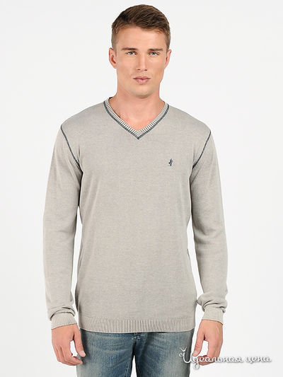 Пуловер Marlboro Classics, цвет цвет светло-серый