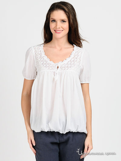 Блузка Marlboro Classics, цвет цвет белый