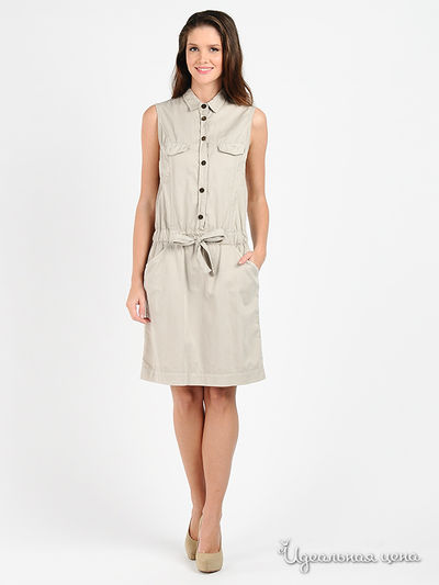 Платье Marlboro Classics, цвет цвет бежевый