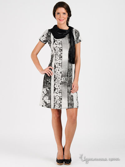 Платье Anastasia Tchir, цвет цвет черный / белый