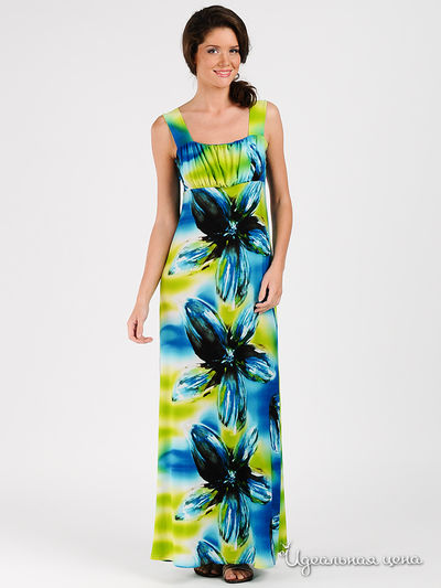 Платье Anastasia Tchir, цвет цвет желтый / салатовый