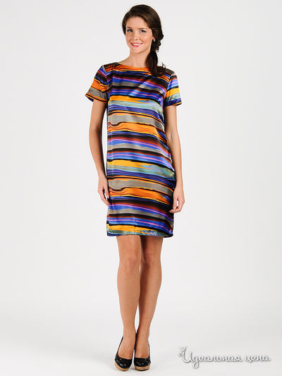 Платье Anastasia Tchir, цвет цвет мультиколор