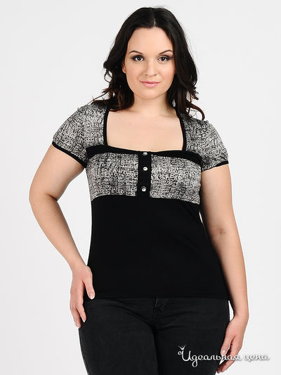 Блуза Valeria Lux, цвет цвет черный