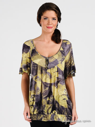 Туника Valeria Lux, цвет цвет фиолетовый / желтый