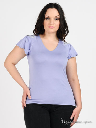 Блуза Valeria Lux, цвет цвет сиреневый