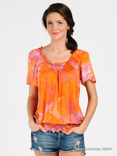 Блуза Valeria Lux, цвет цвет оранжевый
