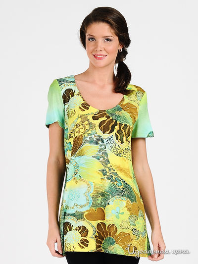 Блуза Valeria Lux, цвет цвет зеленый