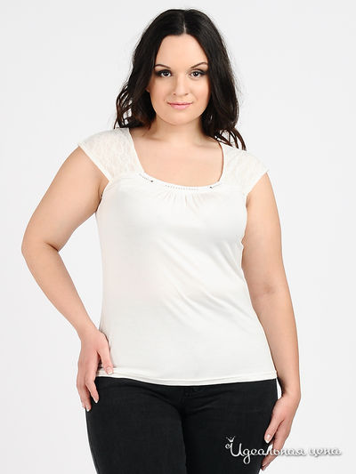 Топ Valeria Lux, цвет цвет молочный