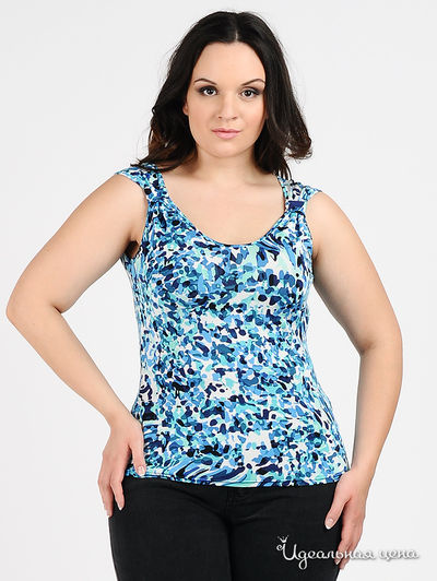 Блуза Valeria Lux, цвет цвет синий