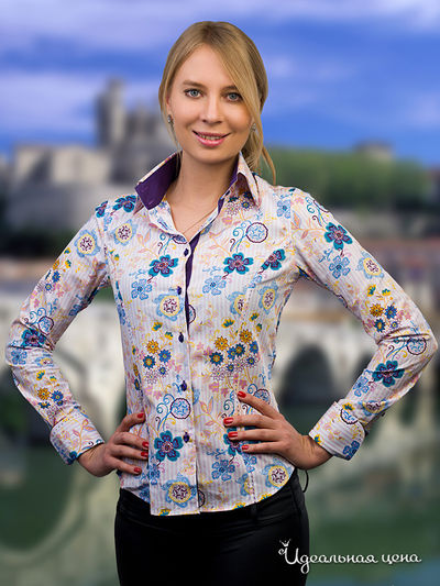 Рубашка Jess France, цвет цвет мультиколор