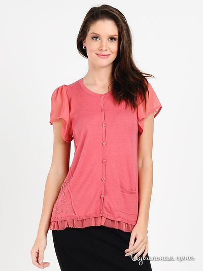 Кардиган ODE mai, цвет цвет розовый