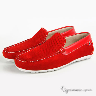 Мокасины Brudi, цвет цвет красный