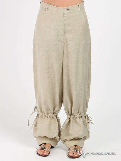 Брюки Adzhedo, цвет цвет кремовый