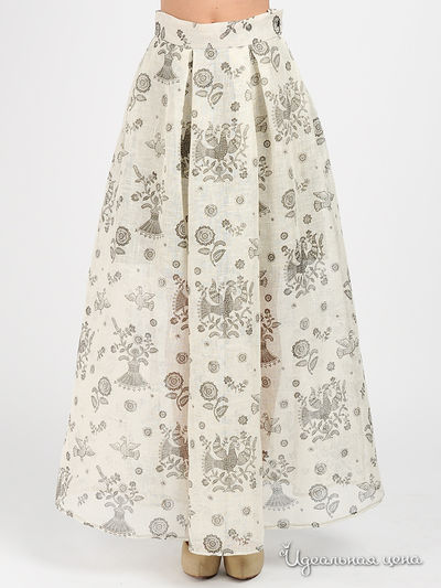 Юбка Adzhedo, цвет цвет светло-кремовый / серый