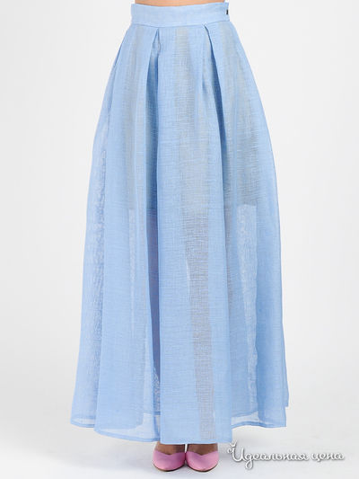 Юбка Adzhedo, цвет цвет голубой