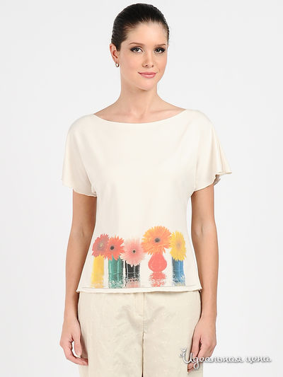 Блуза Adzhedo, цвет цвет бежевый