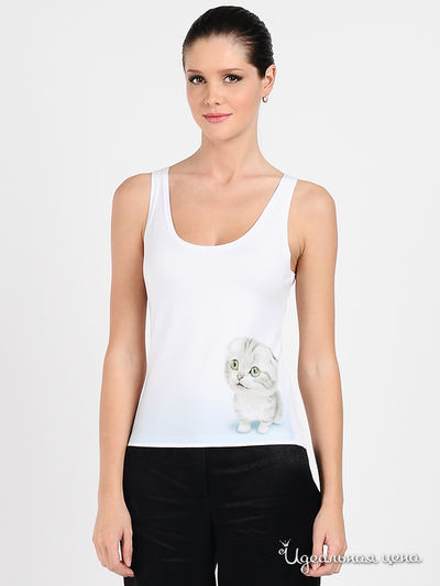 Майка Adzhedo, цвет цвет белый