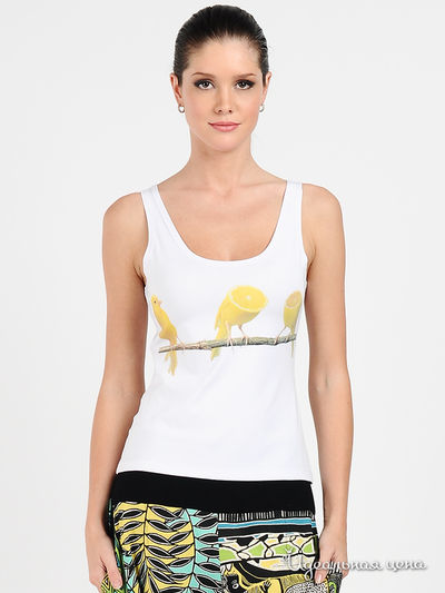 Майка Adzhedo, цвет цвет белый