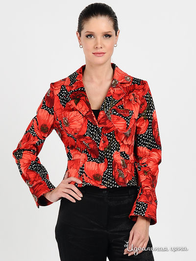 Жакет Adzhedo, цвет цвет красный / серый