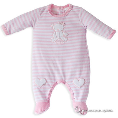 Комбинезон Cri Cri, цвет цвет розовый