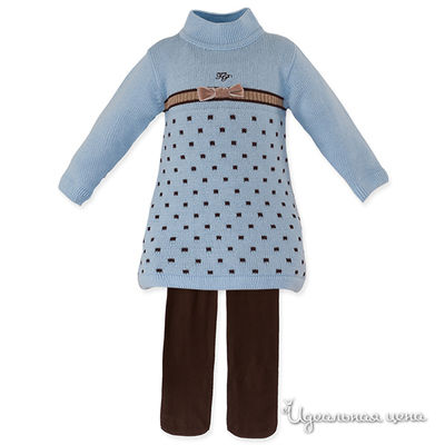 Комплект Tutto piccolo, цвет цвет голубой / коричневый