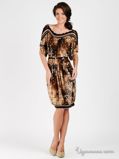 Платье Vlaran, цвет цвет бежевый / коричневый