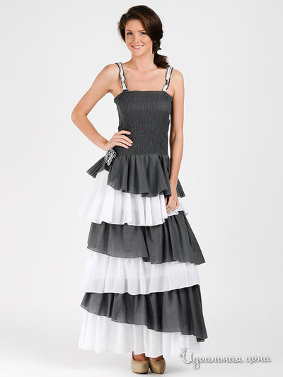 Платье Vlaran, цвет цвет белый / серый