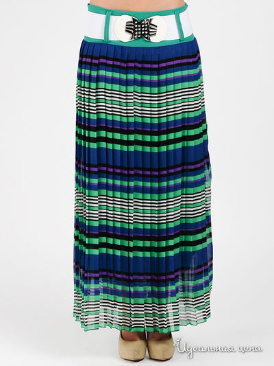 Юбка Vlaran, цвет цвет зеленый / синий / фиолетовый