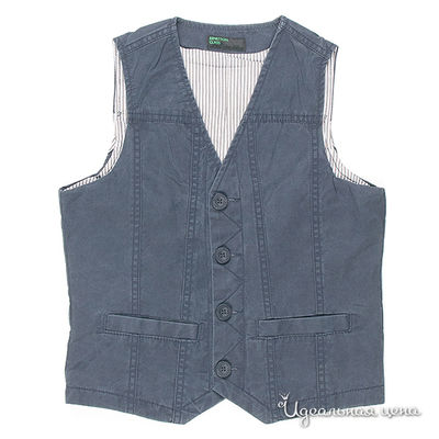 Жилет Benetton Bambini, цвет цвет темно-синий