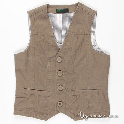 Жилет Benetton Bambini, цвет цвет хаки