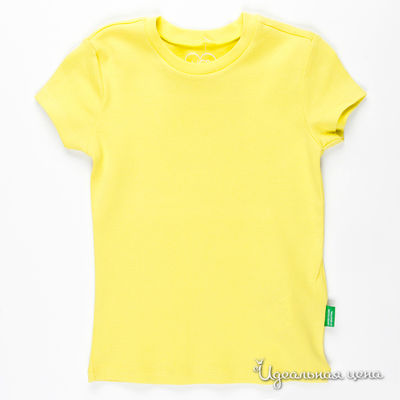 Футболка Benetton Bambini, цвет цвет желтый