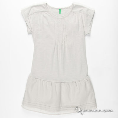 Платье Benetton Bambini, цвет цвет серый
