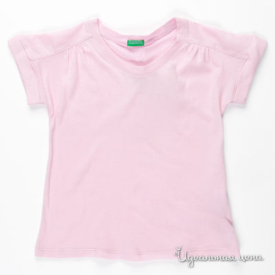 Футболка Benetton Bambini, цвет цвет розовый