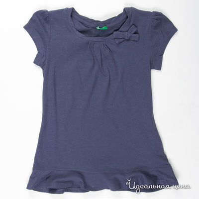 Футболка Benetton Bambini, цвет цвет фиолетовый