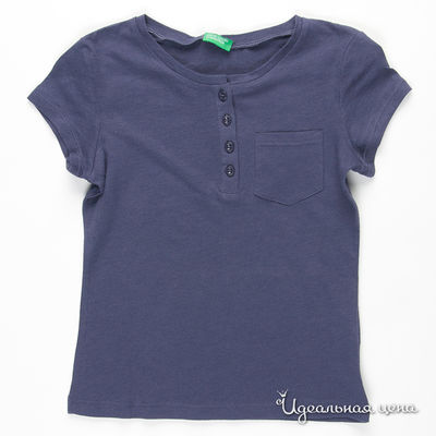 Футболка Benetton Bambini, цвет цвет фиолетовый