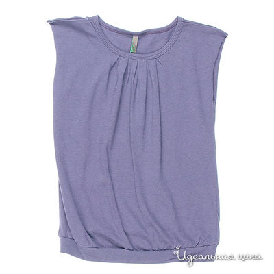 Футболка Benetton Bambini, цвет цвет сиреневый