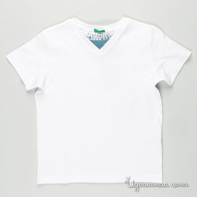 Футболка Benetton Bambini, цвет цвет белый